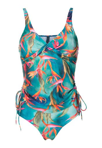 Lygia & Nanny Tankini Bruma con stampa - Blu