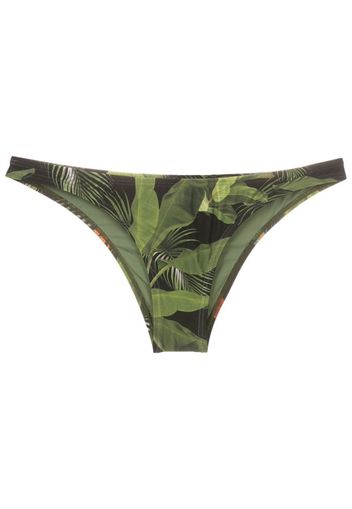 Lygia & Nanny Slip bikini con stampa - Verde