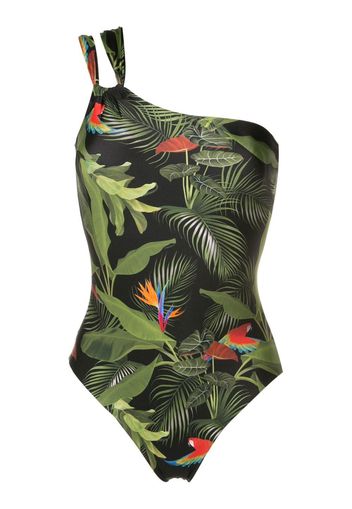 Lygia & Nanny Costume intero Maillot Miusha con stampa botanica - Verde