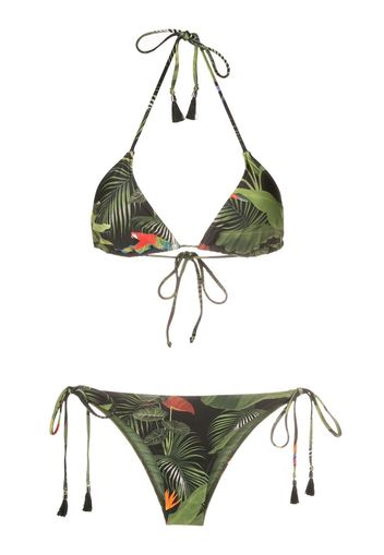 Lygia & Nanny Set bikini Maya con decorazione - Verde