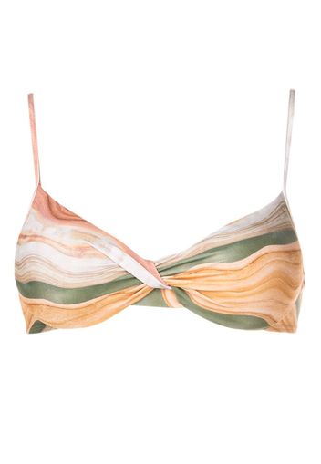 Lygia & Nanny Top bikini Cassis - Marrone