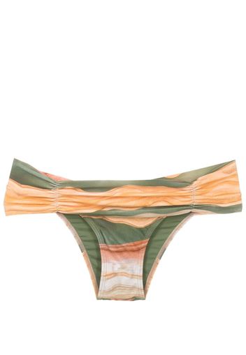 Lygia & Nanny Slip bikini Jasper con stampa - Arancione