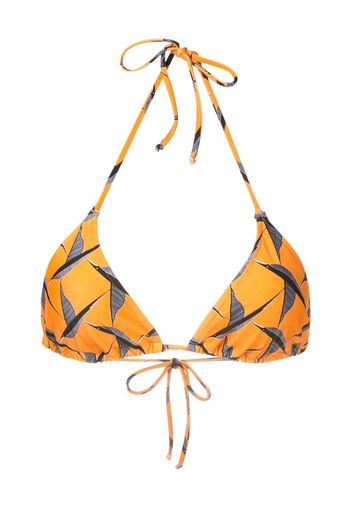 Lygia & Nanny Top bikini Hanna con stampa - Arancione