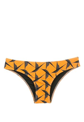 Lygia & Nanny Slip bikini Waikiki con stampa - Arancione