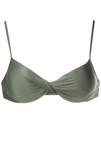 Lygia & Nanny Cassis twisted bikini top - Verde