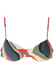 Top bikini Cassis con stampa