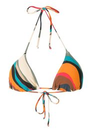 Top bikini Liso con stampa