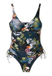 Lygia & Nanny Tankini Bruma con stampa - Blu