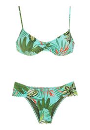 Lygia & Nanny Bikini Vitória con stampa tropicale - Verde