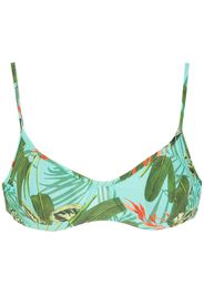 Lygia & Nanny Top bikini Fiji con stampa tropicale - Verde