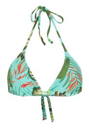 Lygia & Nanny Top bikini Iasmin con stampa tropicale - Verde