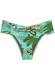 Lygia & Nanny Slip bikini Jasper con stampa tropicale - Verde