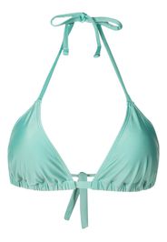 Lygia & Nanny Top bikini con ruches - Blu