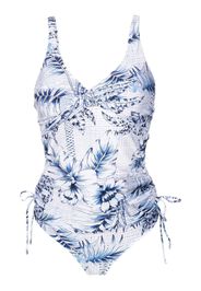 Lygia & Nanny Tankini con stampa Palm Tree - Blu