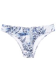 Lygia & Nanny Slip bikini con stampa - Blu