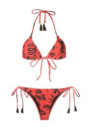 Lygia & Nanny Bikini Maya con nappe - Marrone