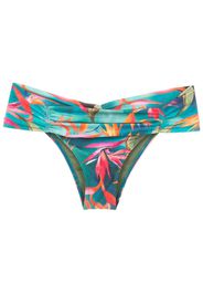 Lygia & Nanny Slip bikini con ruches - Blu