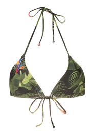 Lygia & Nanny Top bikini con stampa Hanna - Verde