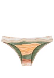 Lygia & Nanny Slip bikini Waikiki con stampa - Giallo