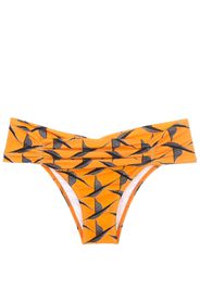 Lygia & Nanny Slip bikini Jasper drappeggiato - Arancione