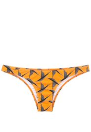 Lygia & Nanny Slip bikini Poipu con stampa - Arancione