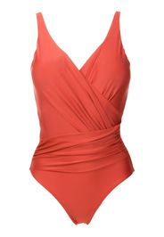 Lygia & Nanny Maísa Liso draped swimsuit - Arancione