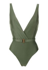 Lygia & Nanny Evita Liso V-neck swimsuit - Verde