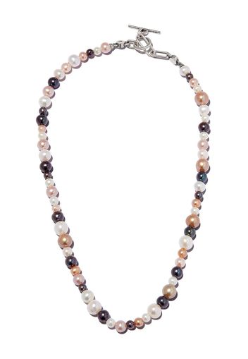 Isabel Marant Casablanca resin-bead necklace - Oro - Argento