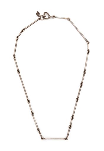 M. Cohen sterling-silver distressed necklace - Grigio