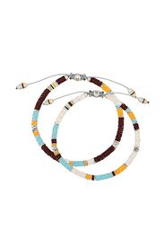 M. Cohen set of 2 Rainbow bracelets - Bianco