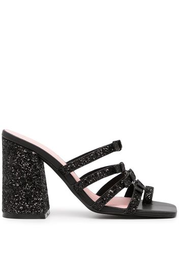 Macgraw Sandali Dorothy con glitter - Nero