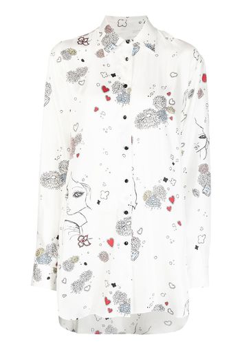 Macgraw Camicia Rythmic oversize - Bianco