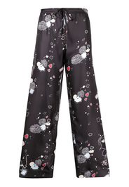 Macgraw Pantaloni ampi con coulisse - Nero