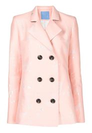 Macgraw Blazer doppiopetto Stereotype jacquard - Rosa