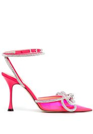 MACH & MACH crystal-embellished patent leather pumps - Rosa