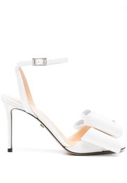 MACH & MACH Le Cadeau 95mm satin sandals - WHITE