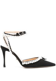 MACH & MACH 100mm crystal pumps - Nero