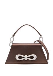 MACH & MACH Borsa tote Double Bow - Marrone
