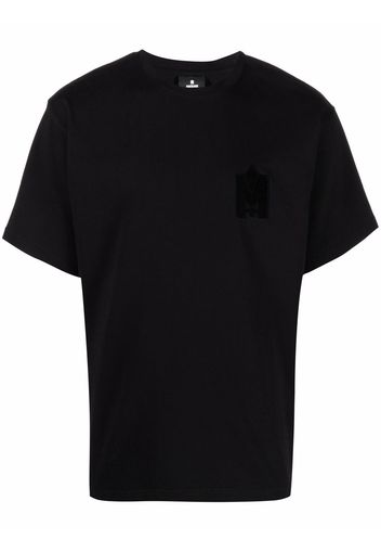 Mackage velvet logo organic cotton T-shirt - Nero