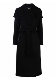 Mackage draped belted wool coat - Nero