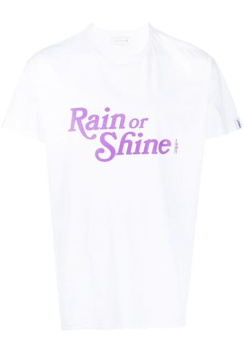 Mackintosh T-shirt Rain or Shine - Bianco