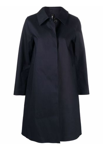 Mackintosh BANTON Navy Bonded Cotton Coat | LR-1032 - Blu