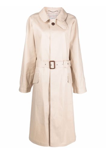 Mackintosh MAISON MARGIELA Putty Bonded Cotton Oversized Iconic Coat - Toni neutri