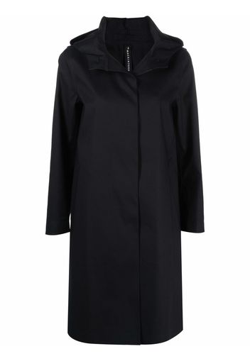 Mackintosh WATTEN Black Bonded Cotton Hooded Coat | LR-1023 - Nero