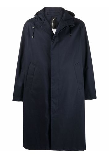 Mackintosh Wolfson hooded raincoat - Blu