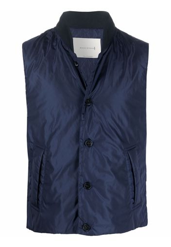 Mackintosh Dundee buttoned gilet - Blu