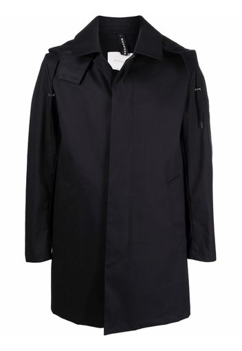 Mackintosh CAMBRIDGE HOOD Black RAINTEC Cotton Hooded Coat | GMC-111 - Nero