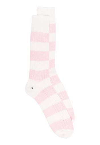 Mackintosh STRIPES SOCKS - Rosa