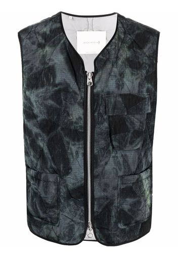 Mackintosh Gilet con fantasia tie-dye GENERAL - Grigio