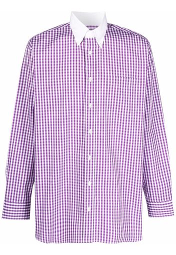 Mackintosh Camicia a quadri ROMA - Viola